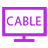 55" LED HDTV with premium cable channels&nbsp;(HBO-MTV-ESPN-E!-Bravo)